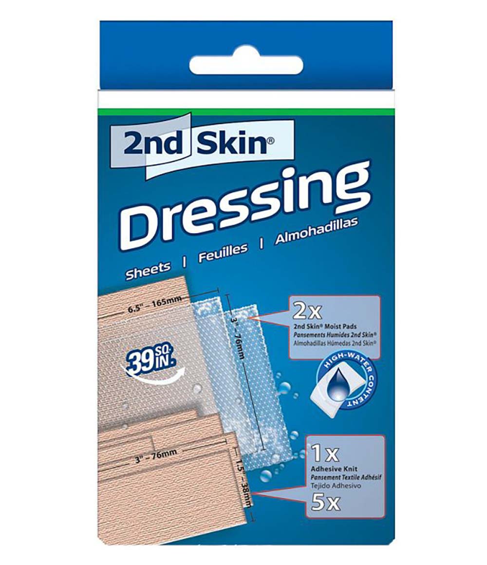 2nd Skin Dressing 3"X6 1/2" 3"x6.5