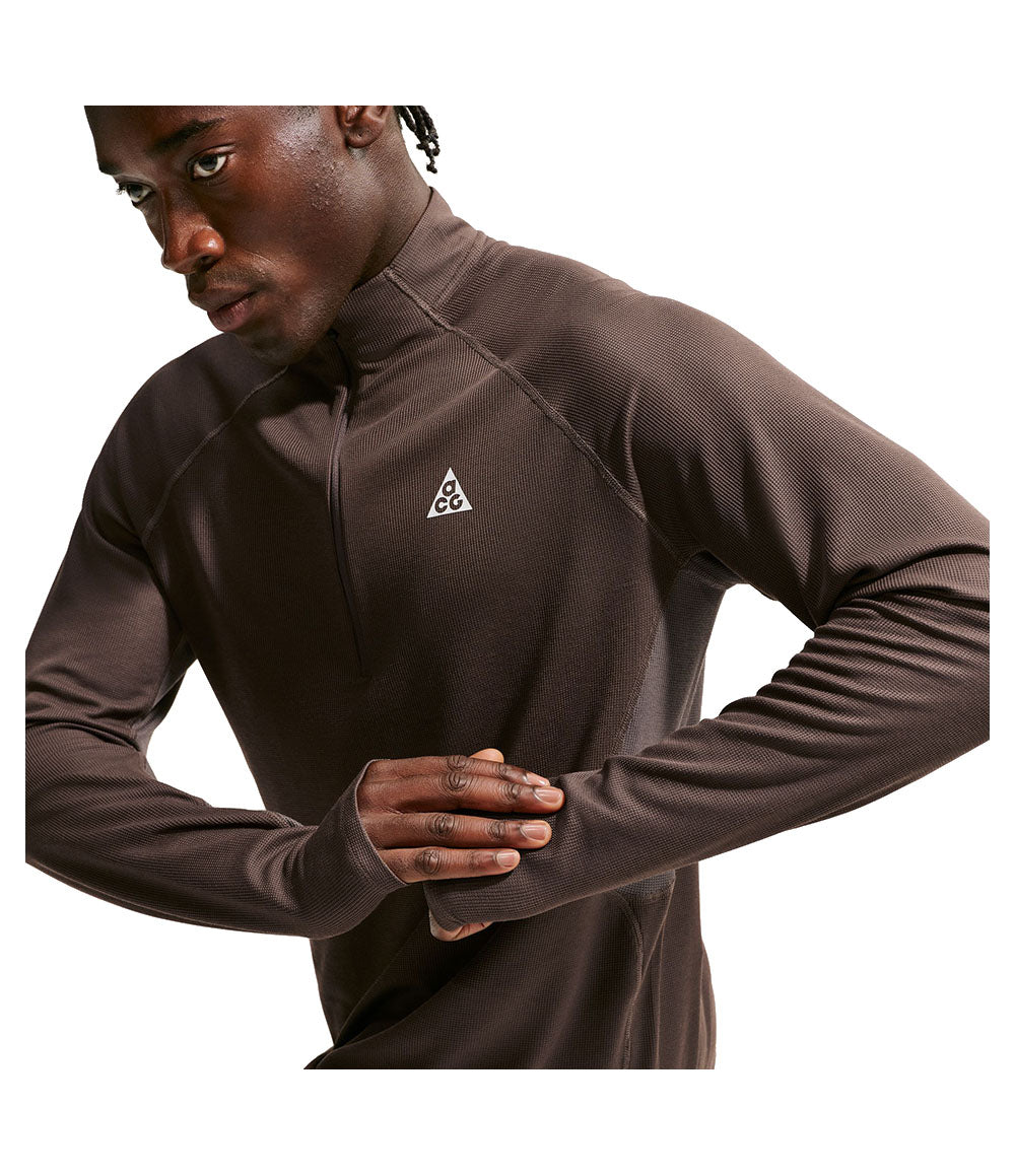 M 1/4 Zip Trail Running Top