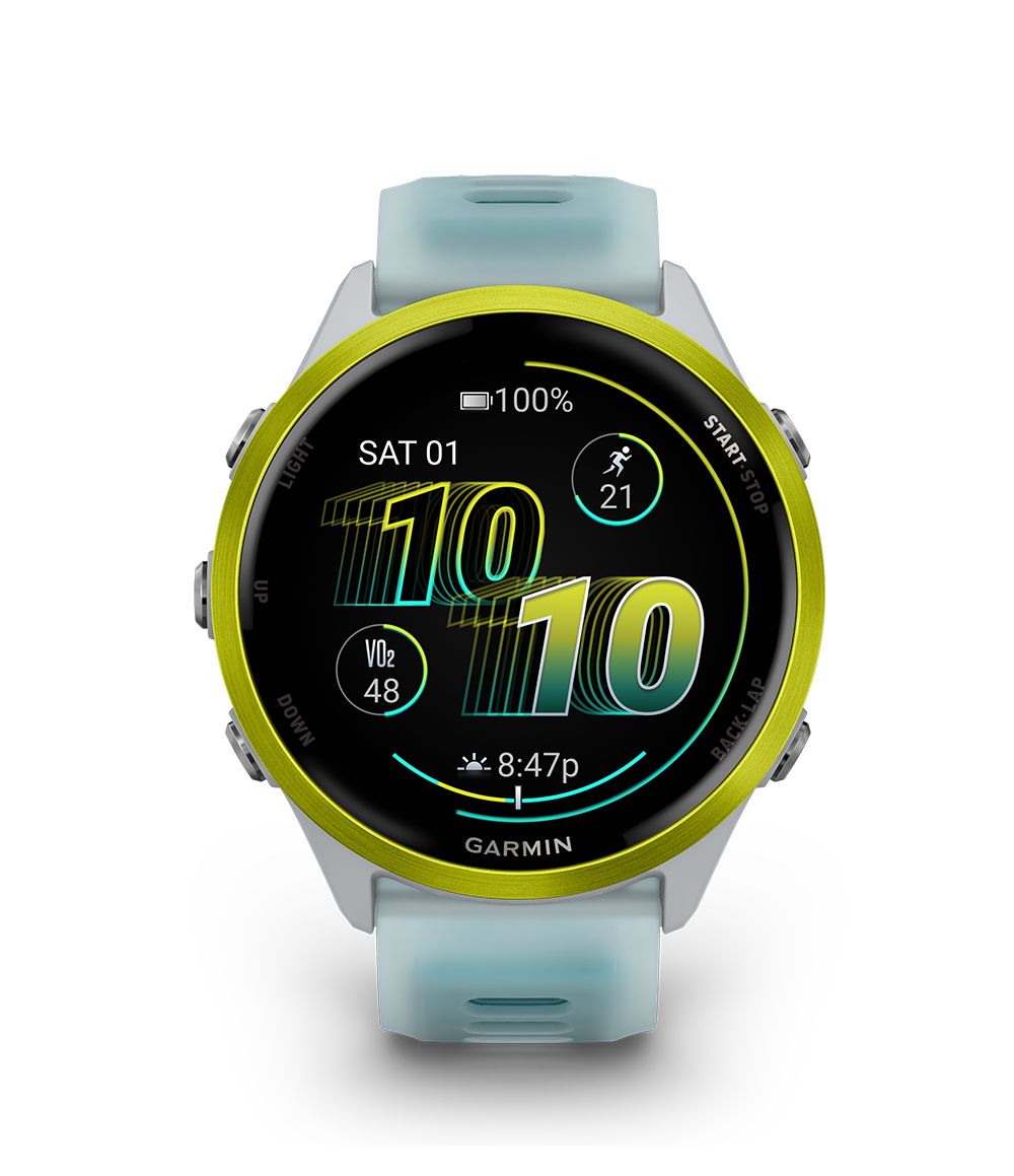 Forerunner 570 47mm Whitestone/Amp Yellow