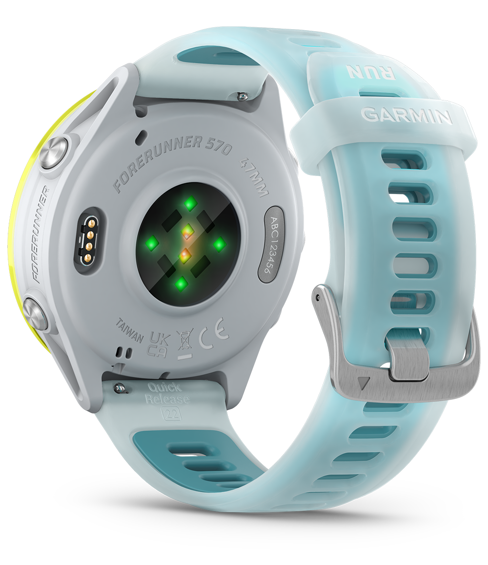 Forerunner 570 47mm Whitestone/Amp Yellow