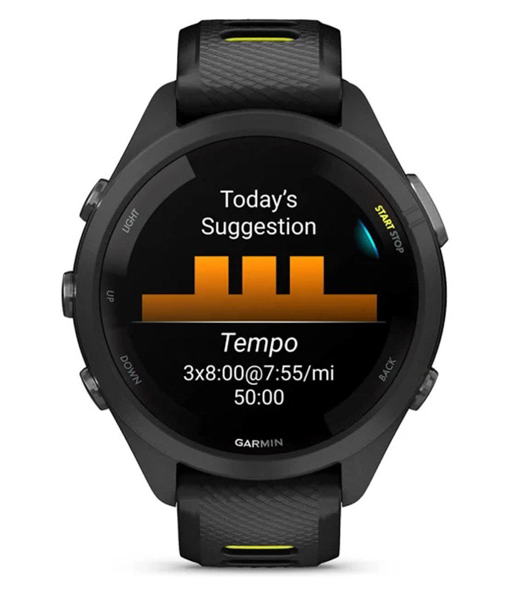 Forerunner 265S Black/Amp Yellow