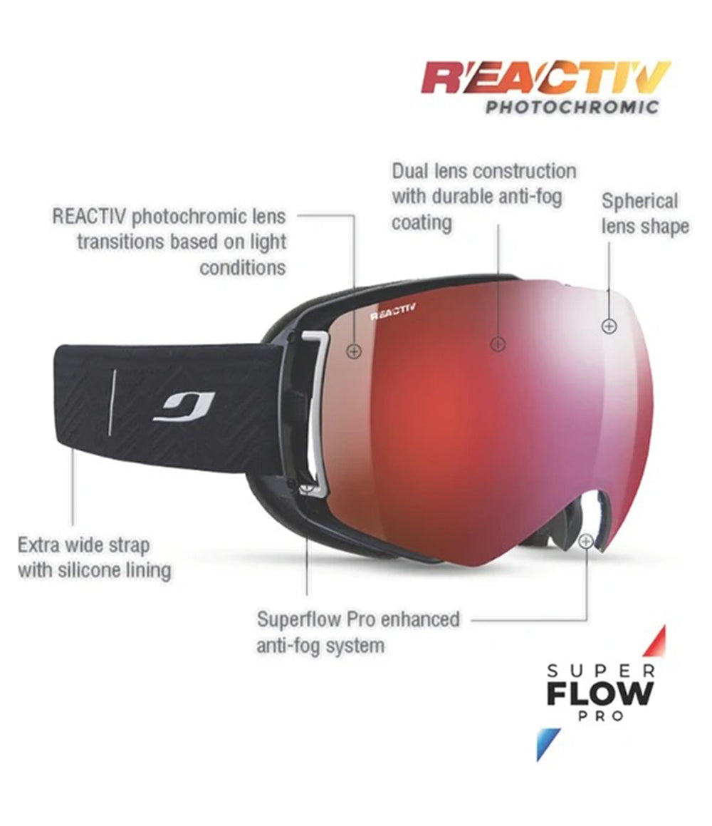 Lightyear Goggle Black/Gray REACTIV 0-4 HC
