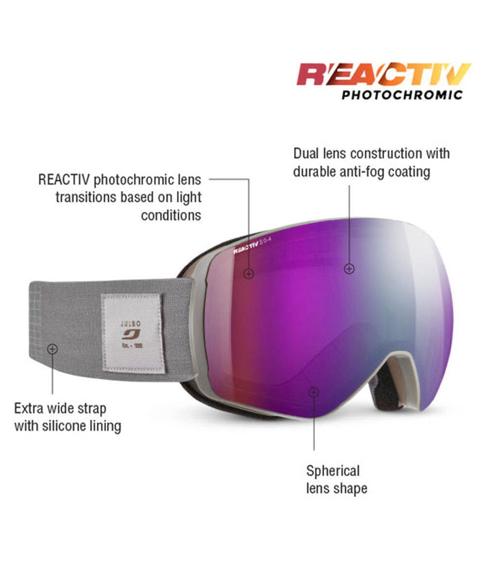 Stormchaser Goggle Gray REACTIV 0-4 HC