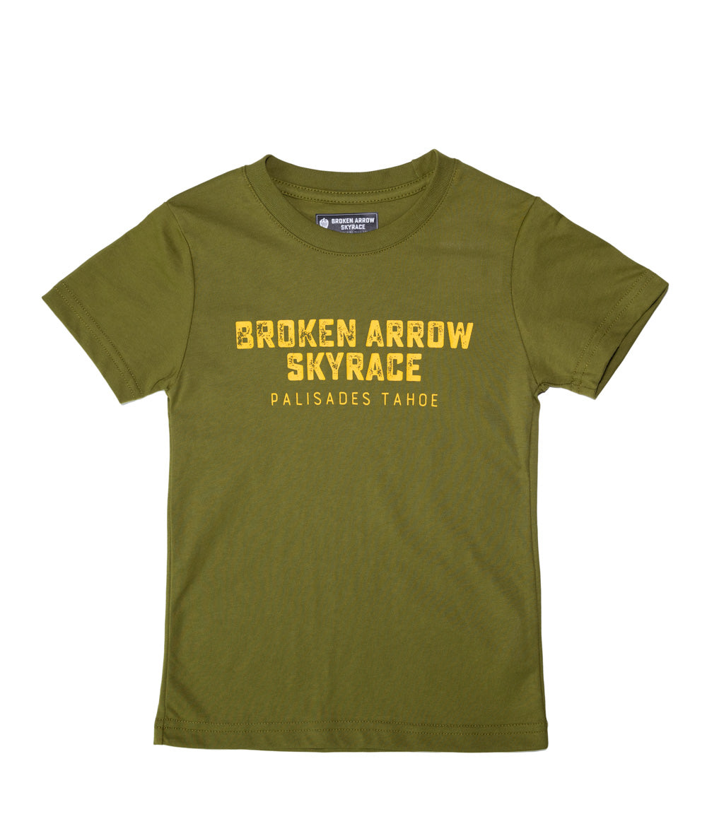 K Broken Arrow Script Logo SS Tee