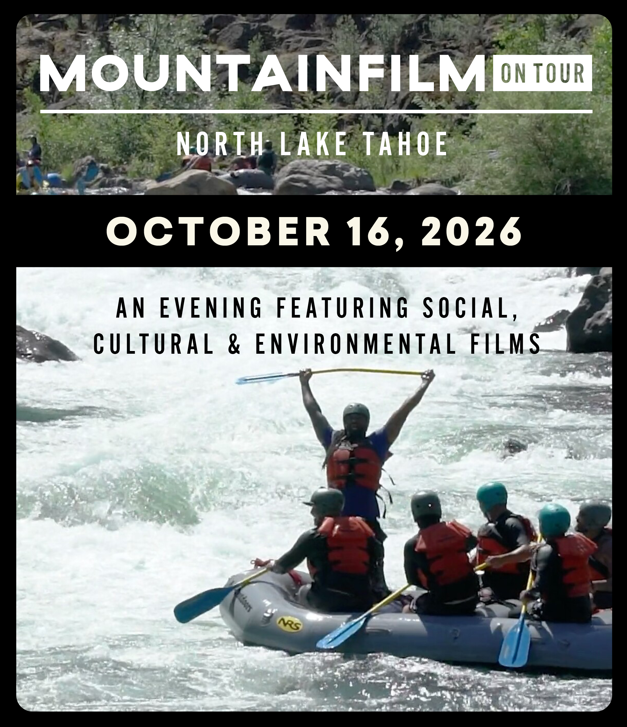 Mountainfilm on Tour North Lake Tahoe 2026 Night #1 Ticket
