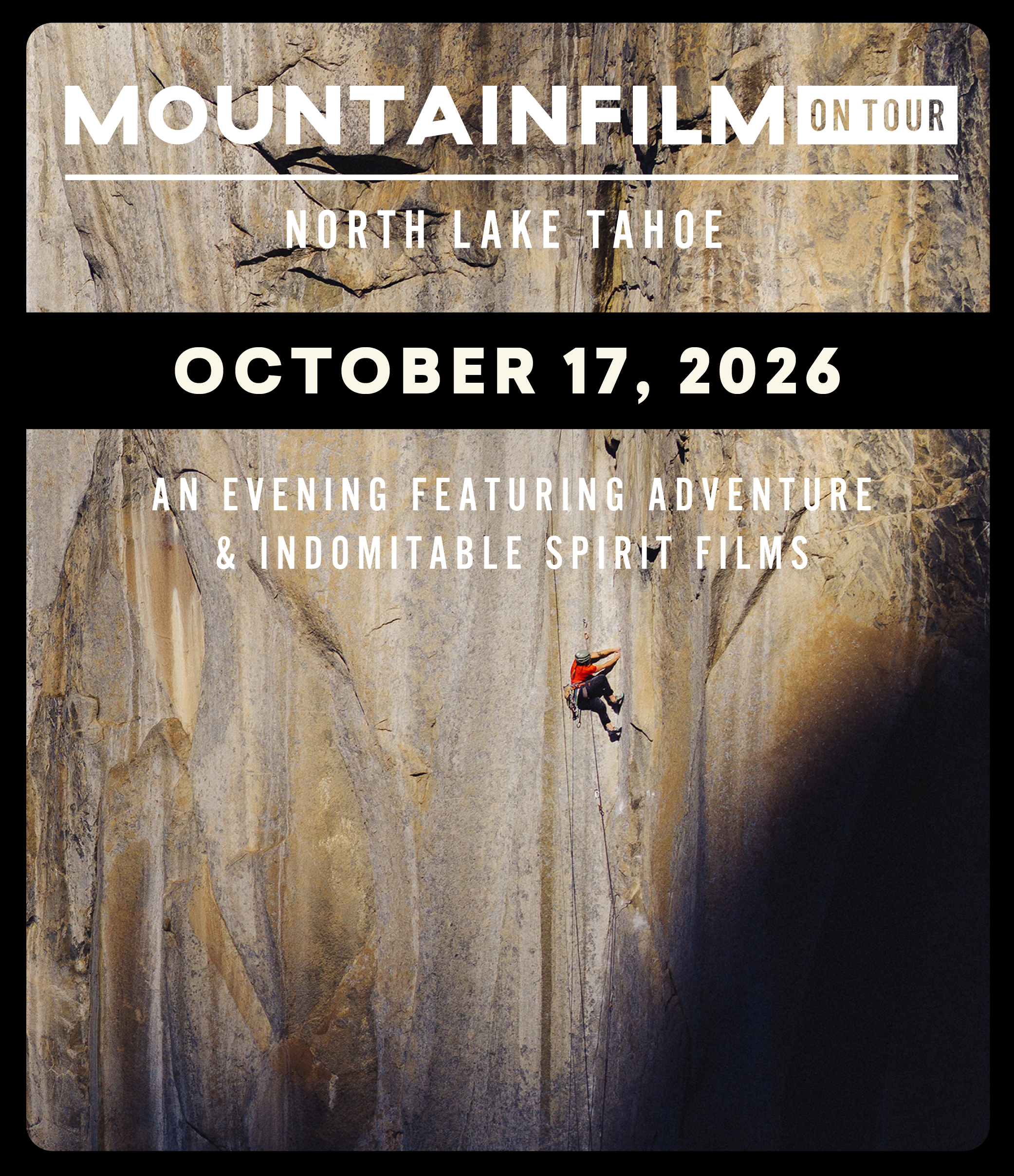 Mountainfilm on Tour North Lake Tahoe 2026 Night #2