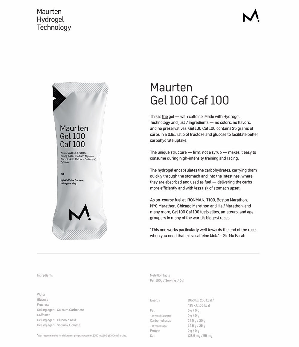 Gel 100 Caf 100 Single