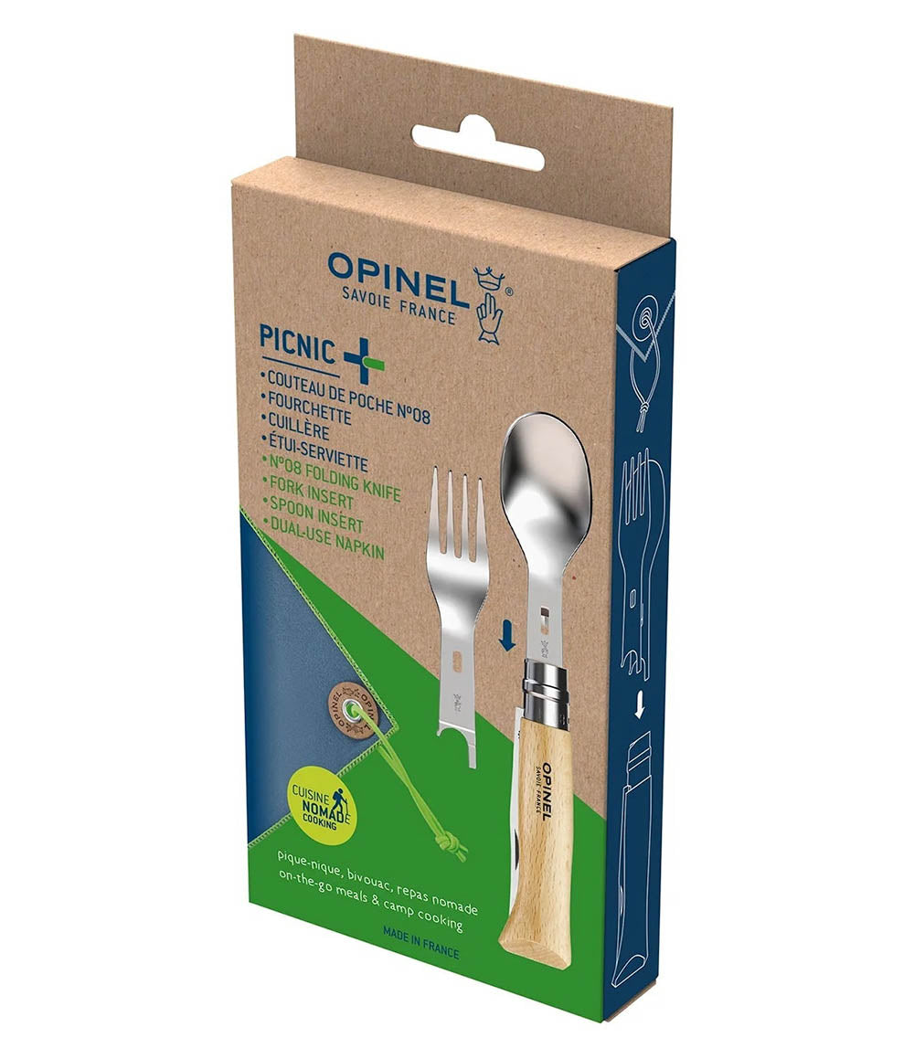 Picnic + Cutlery W/ No.8 Folding Knife