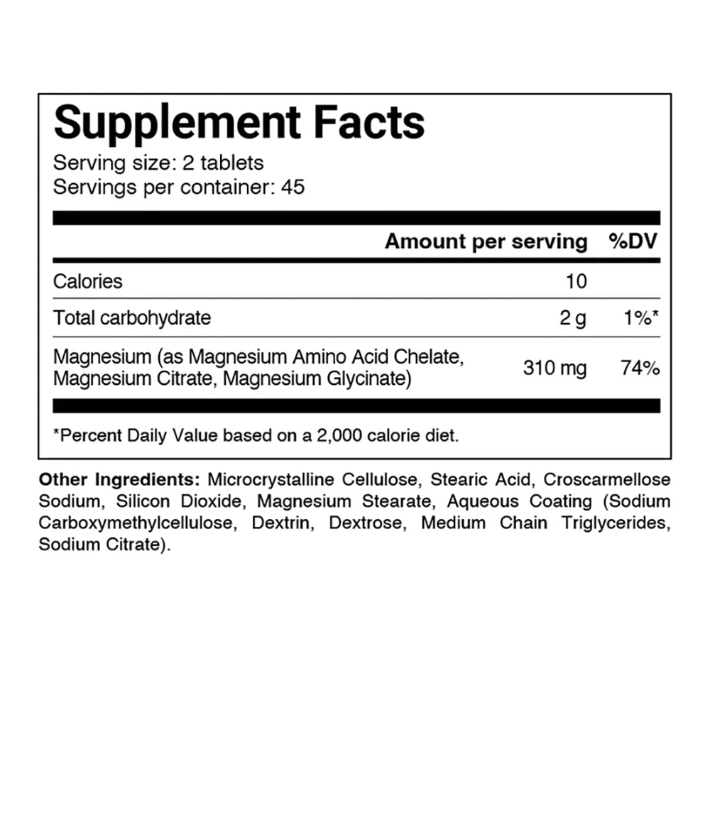 Triple Magnesium Professional Recovery 90 SERV TABLETS