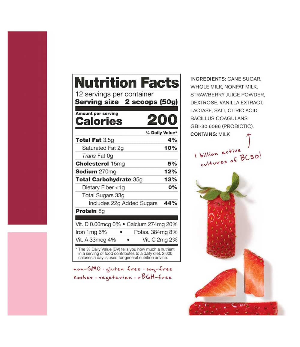 Sport Recovery Mix Strawberries + Cream 12 SRV