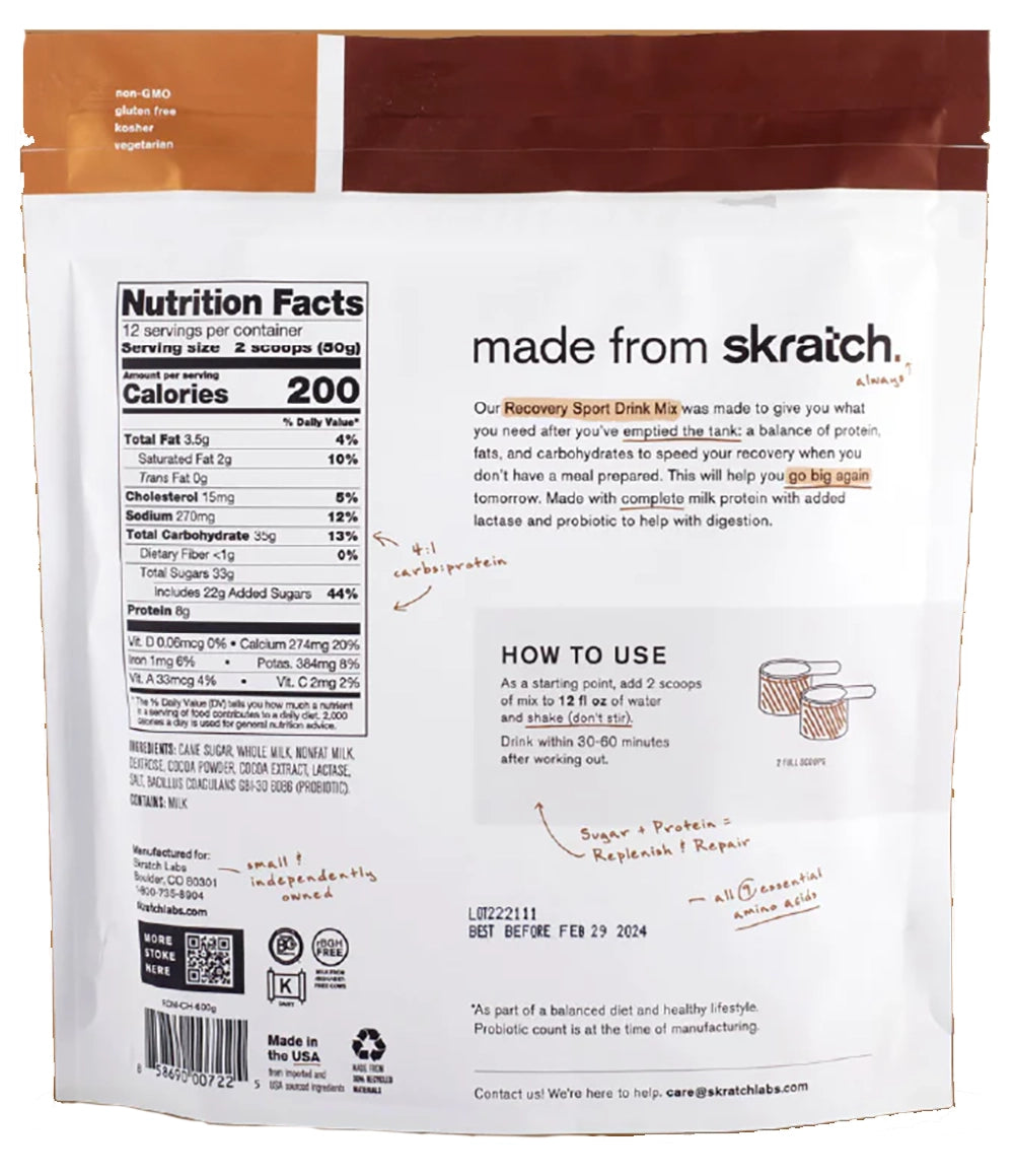 Sport Recovery Mix Chocolate 12 SRV