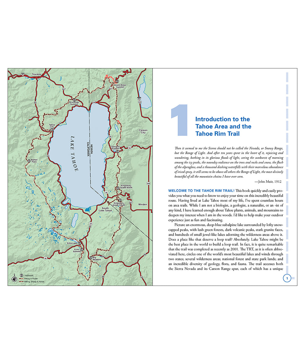 Tahoe Rim Trail: The Official Guide for Hikers, Mountain Bikers and Equestrians