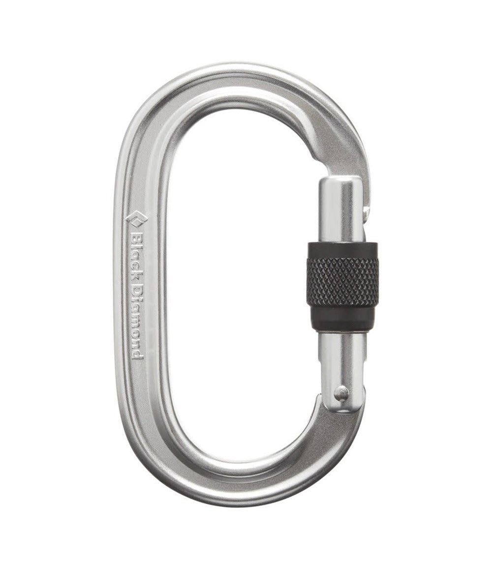 Oval Keylock Screwgate Biner Polished