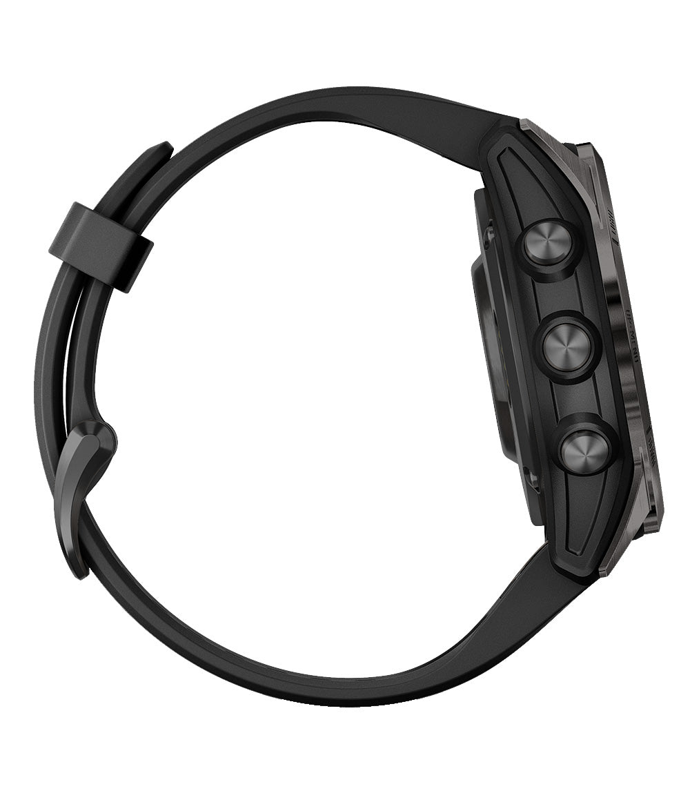 Fenix 7S Pro Saph Solar, Carbon Gray Ti w/Black Band
