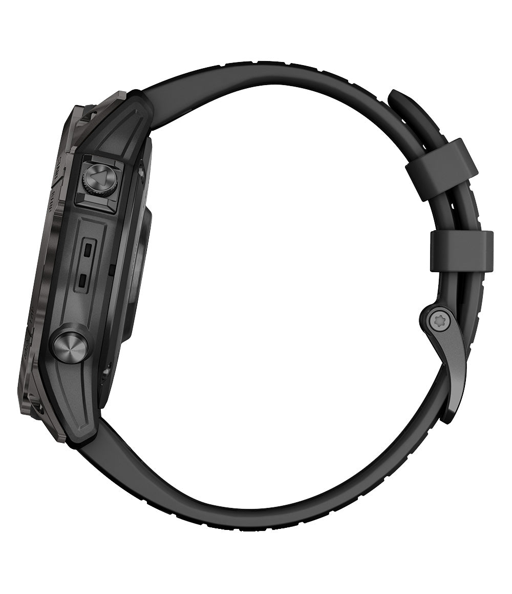 Fenix 7X Pro Saph Solar Crbn Gry Ti w/ Black Band