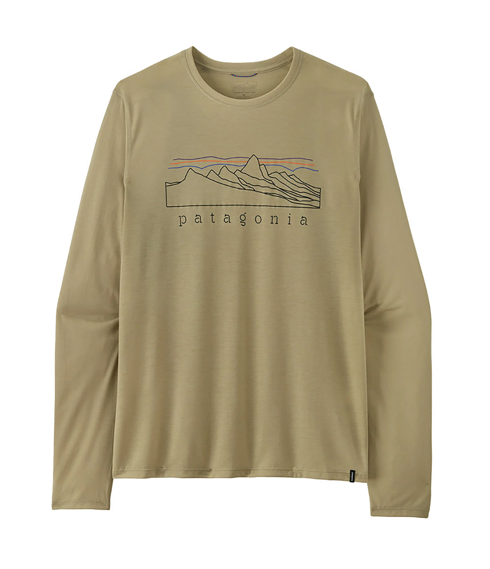 M LS Cap Cool Trail Shirt Strata