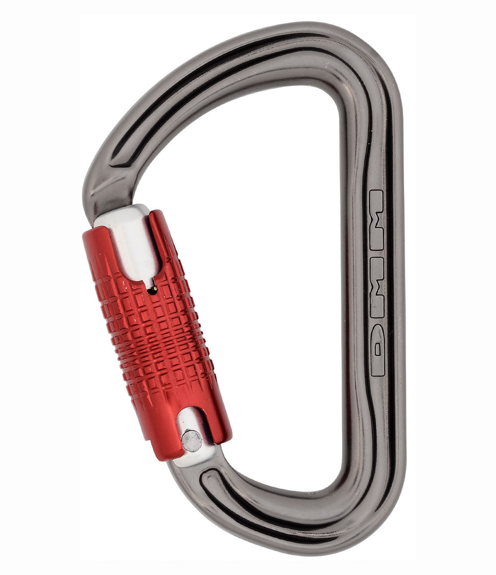 Shadow Kwiklock Carabiner Titanium/Red