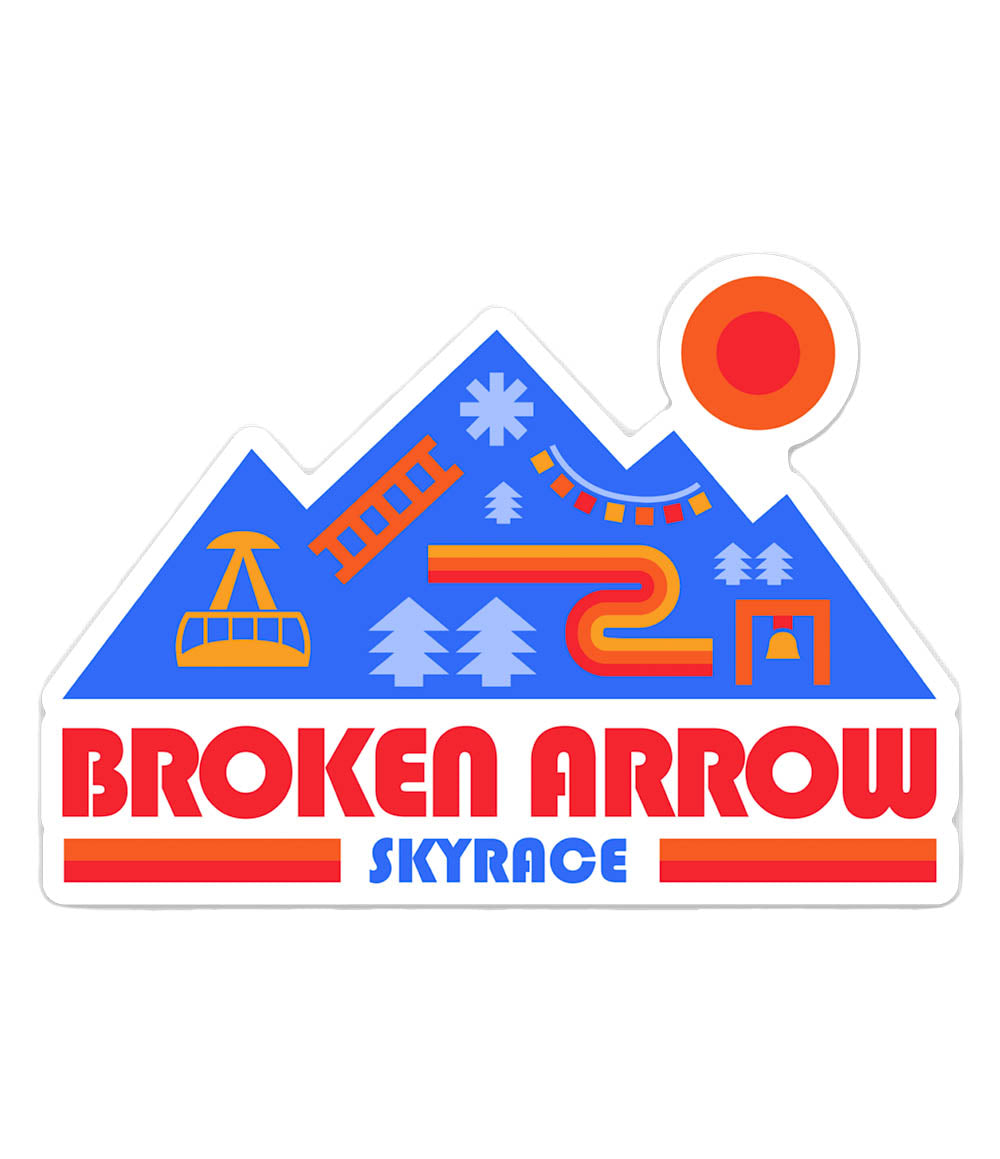 Broken Arrow Mountain Sticker
