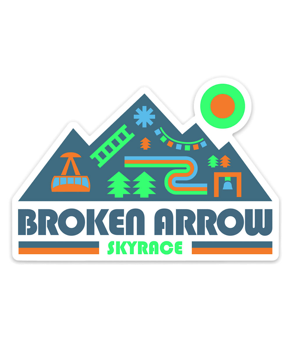 Broken Arrow Mountain Sticker