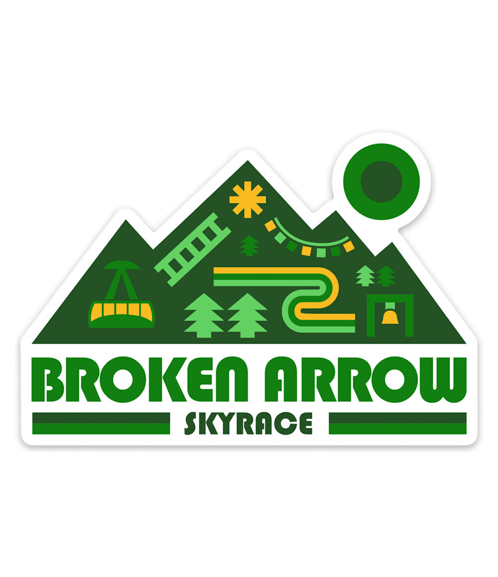 Broken Arrow Mountain Sticker
