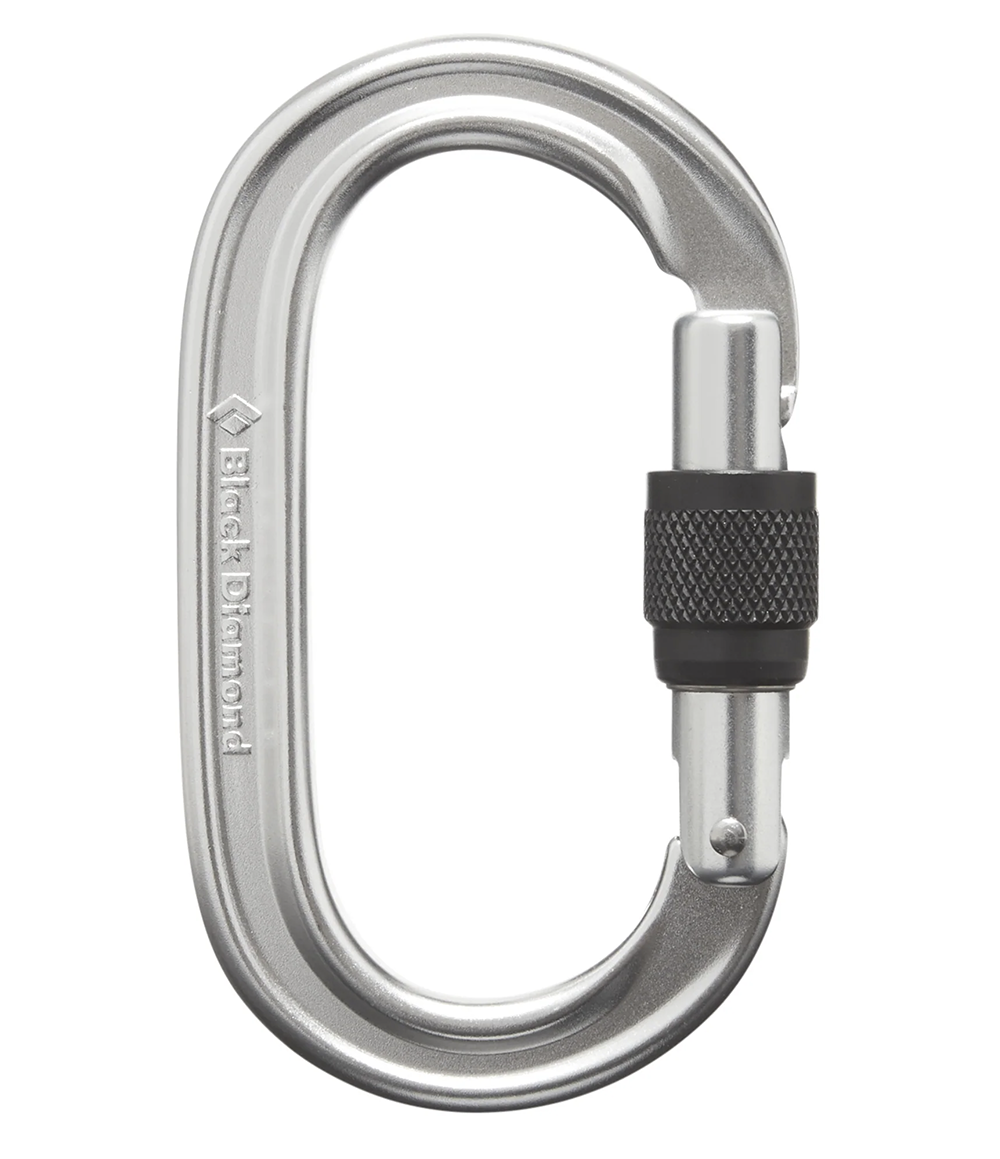 Oval Keylock Screwgate Carabiner