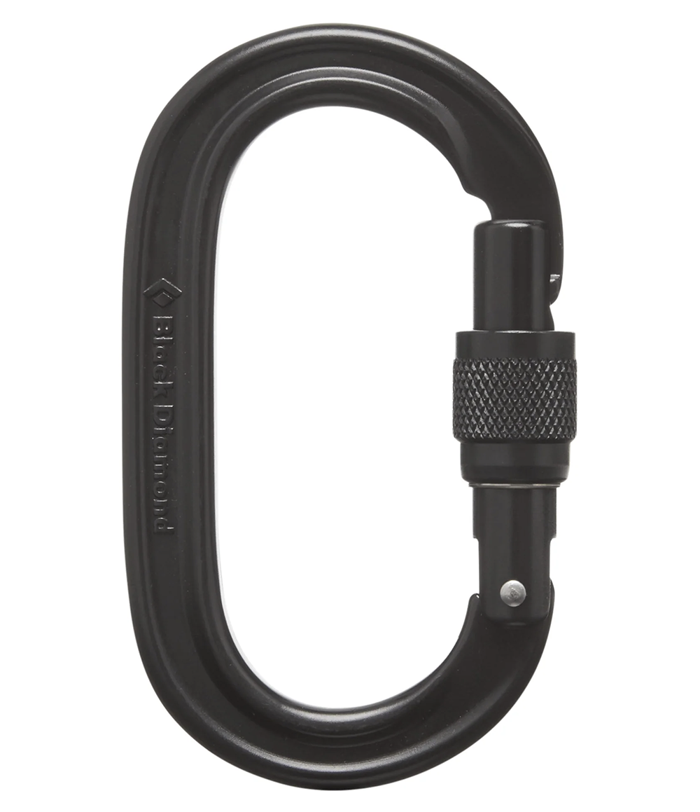 Oval Keylock Screwgate Carabiner
