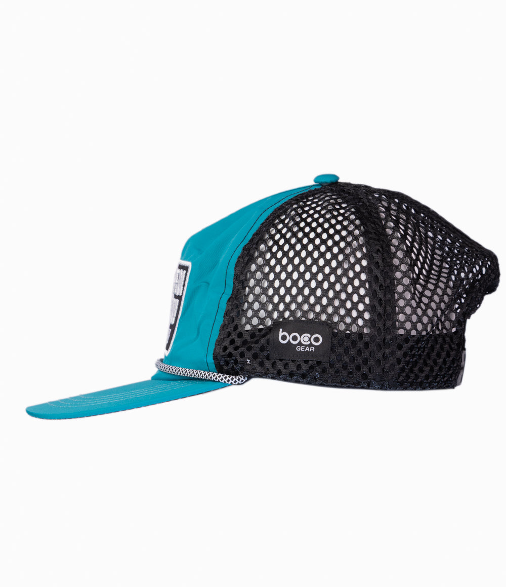 Broken Arrow Traverse Trucker Teal Patch