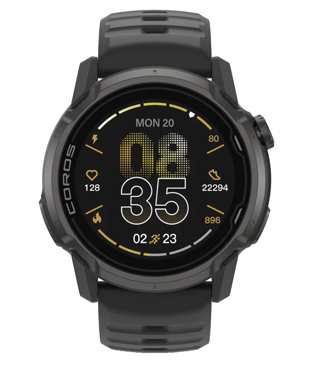 Apex 4 GPS Watch 42mm Black Silicone Band