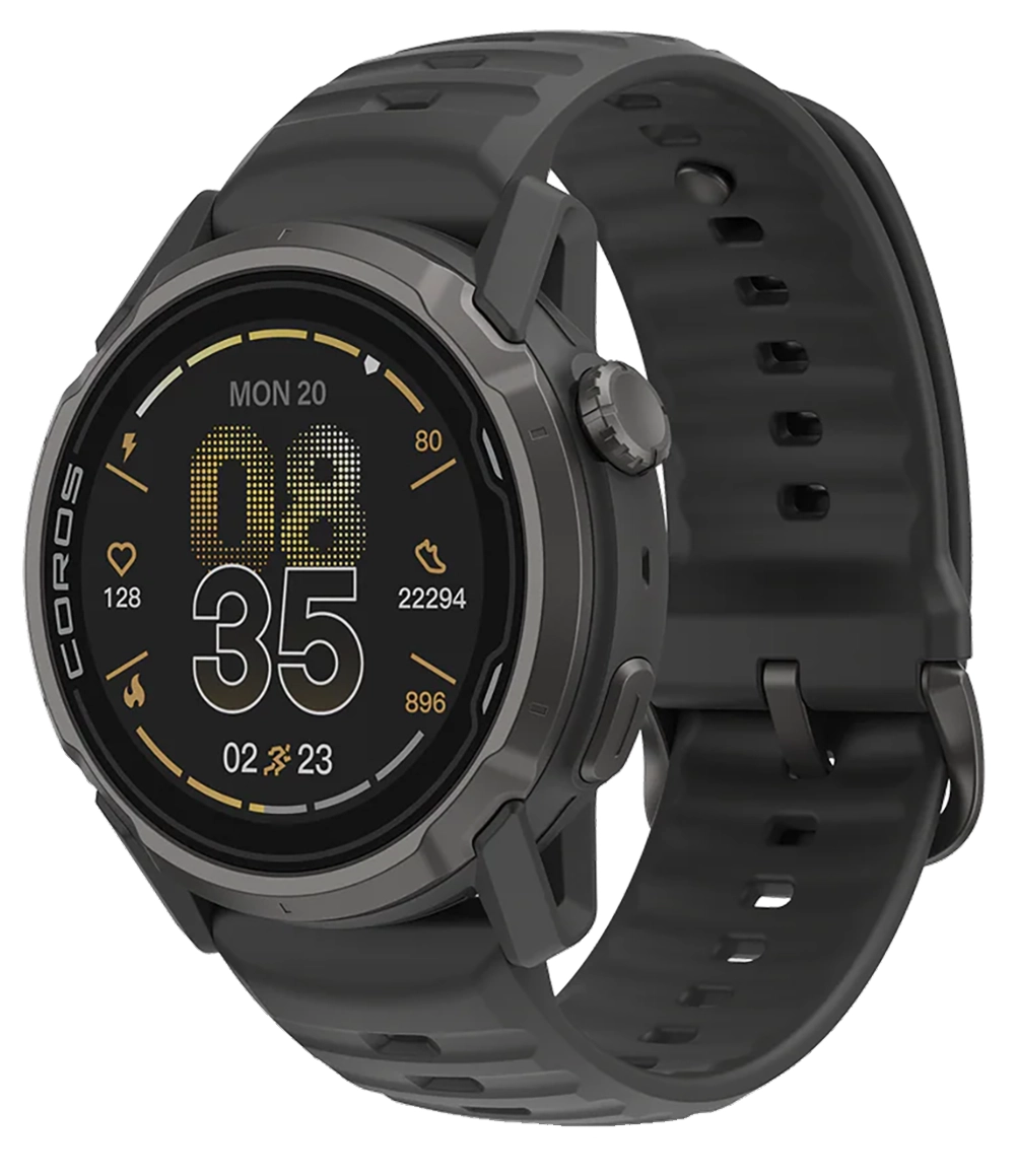 Apex 4 GPS Watch 42mm Black Silicone Band