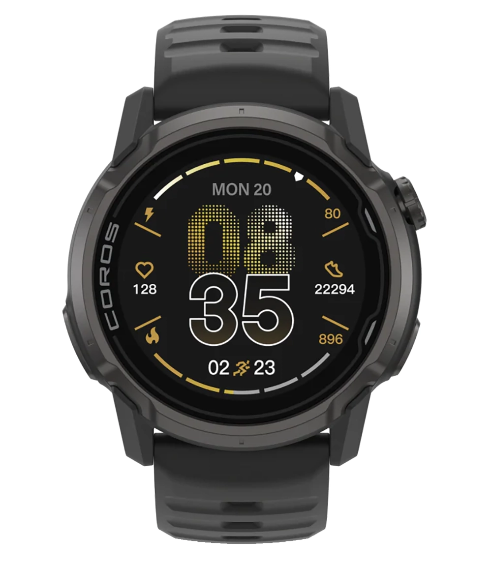 Apex 4 GPS Watch 46mm Black Silicone Band