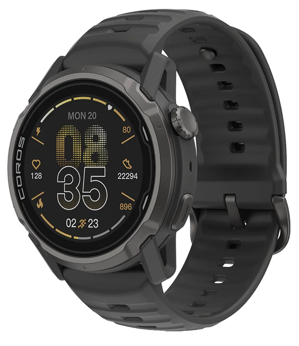 Apex 4 GPS Watch 46mm Black Silicone Band