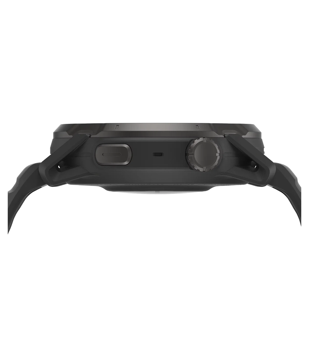 Apex 4 GPS Watch 46mm Black Silicone Band