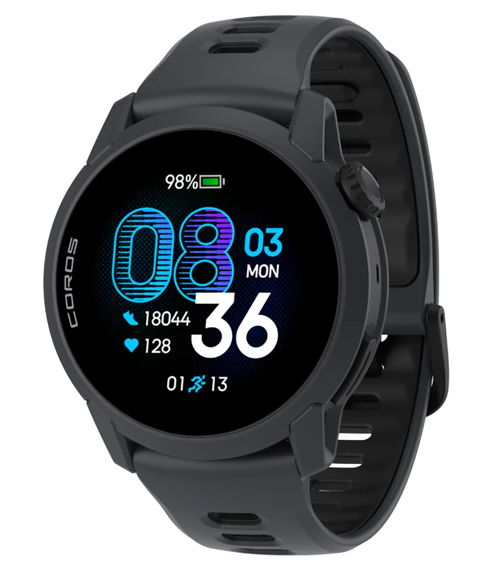 Pace 4 GPS Watch Black Silicone Band