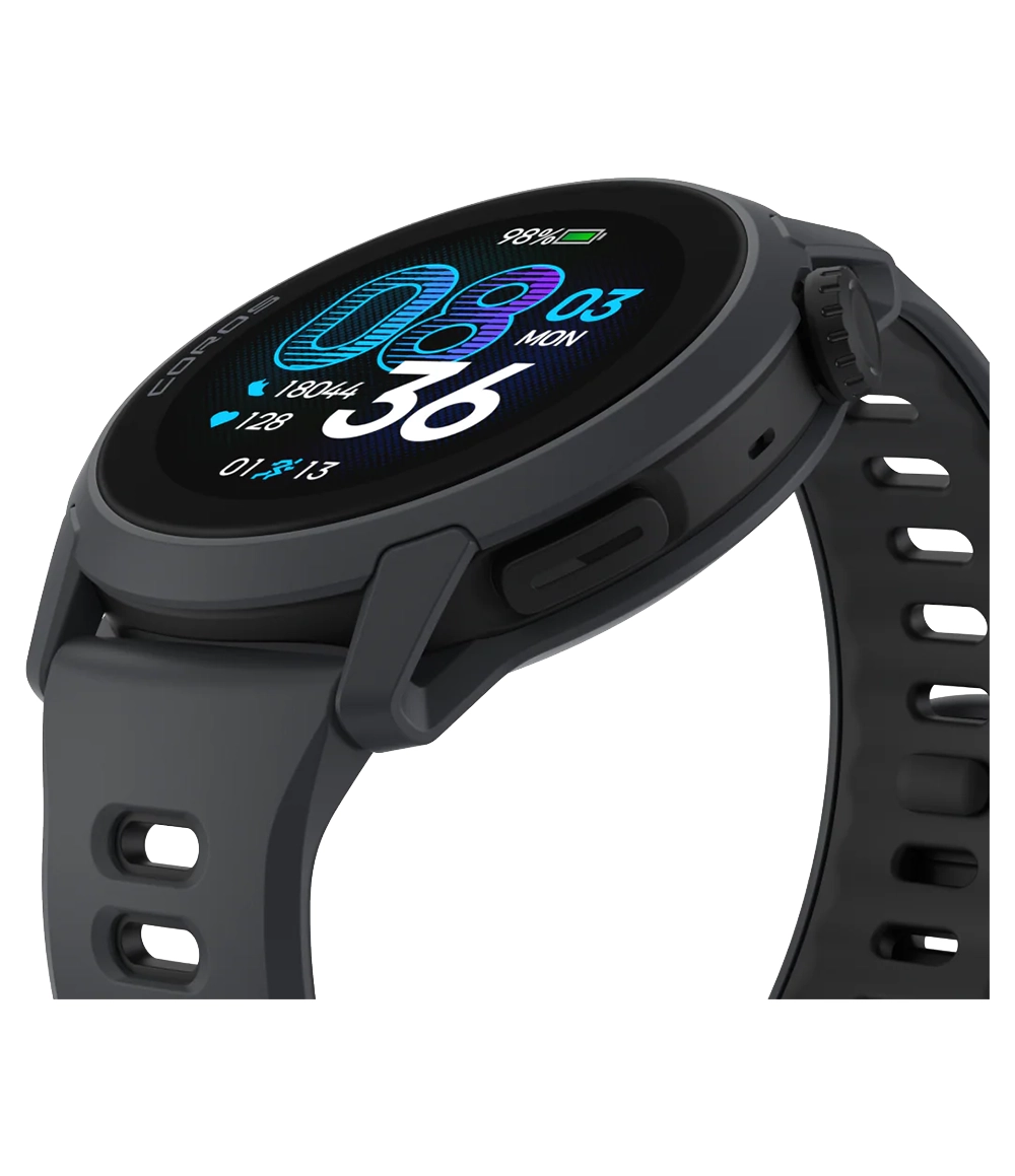 Pace 4 GPS Watch Black Silicone Band