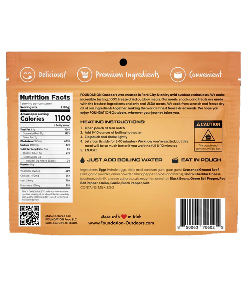 Southwest Style Breakfast Skillet Meal 1 Srv