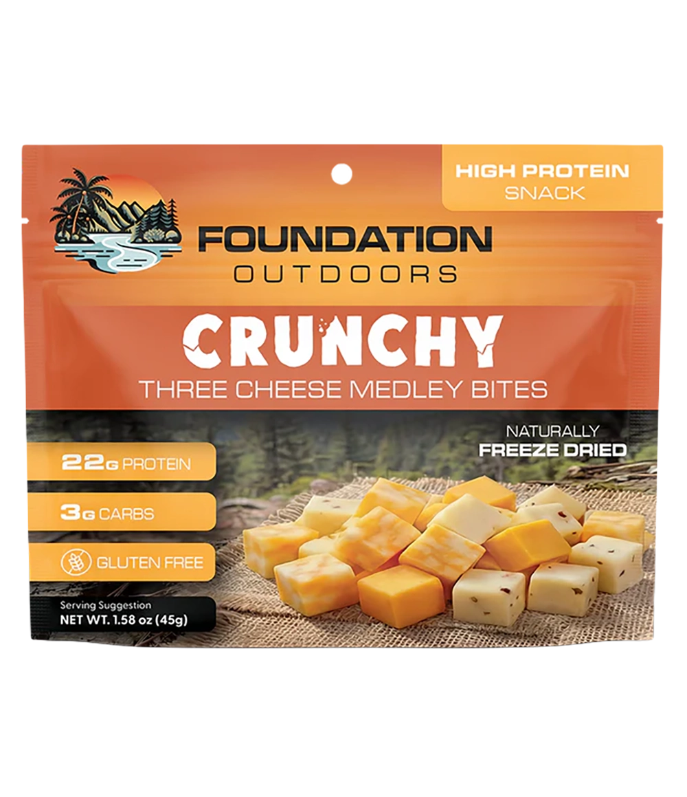 Crunchy Cheese Bites Trail Size 45g Three Cheese Medley