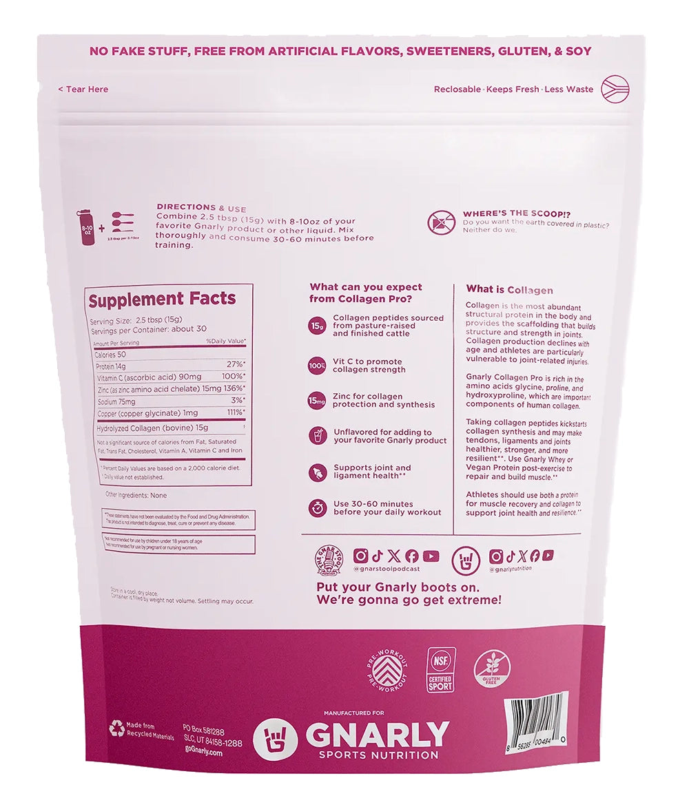 Gnarly Collagen Pro 30 SRV