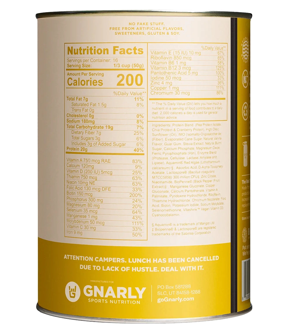 Gnarly Vegan Protein 16 SRV