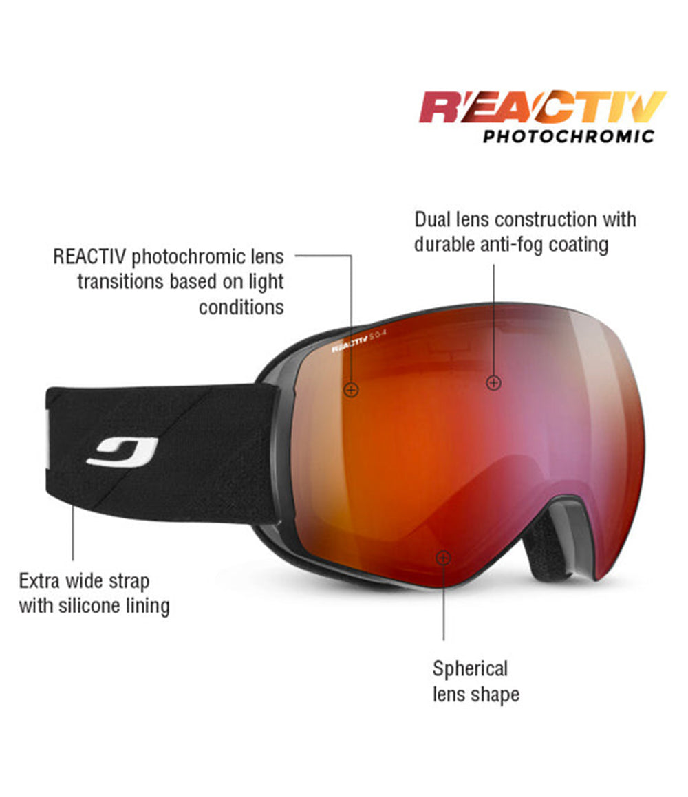 Stormchaser Goggle Black REACTIV  0-4 HC