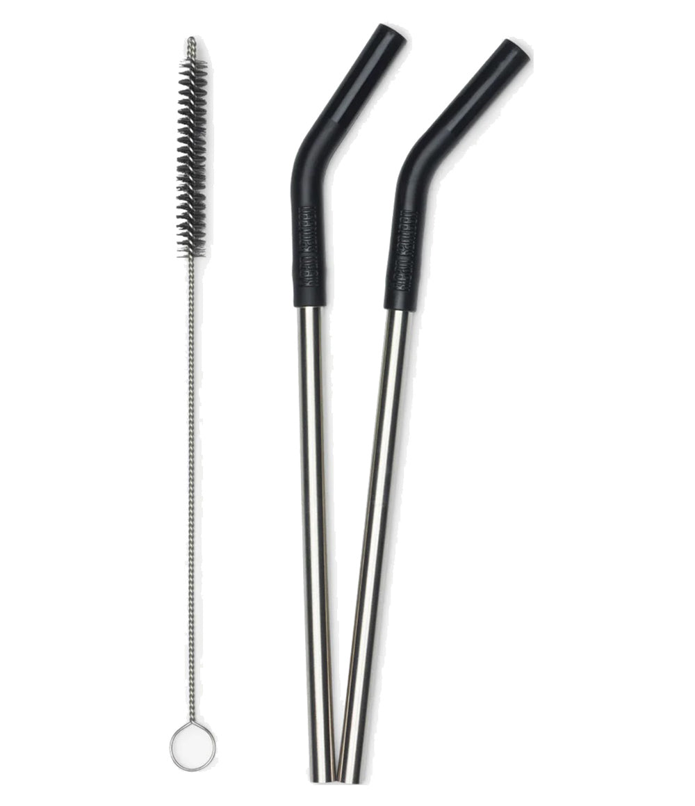 2 Pack Steel Straws 8mm