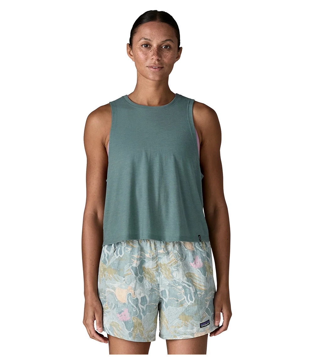 W Cap Cool Trail Cropped Tank