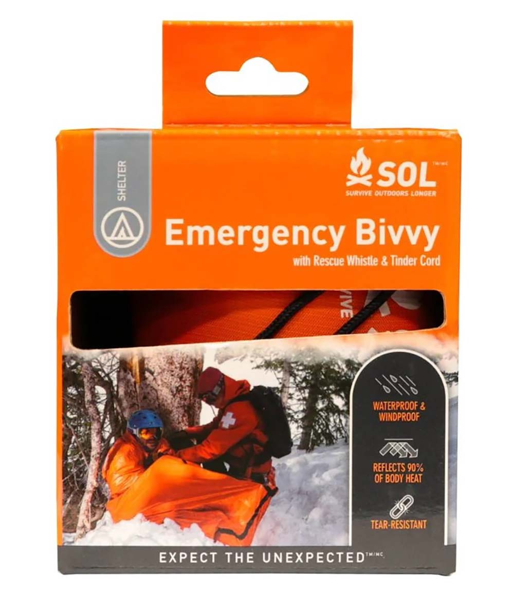 SOL Emergency Bivvy w/ Rescue Whistle