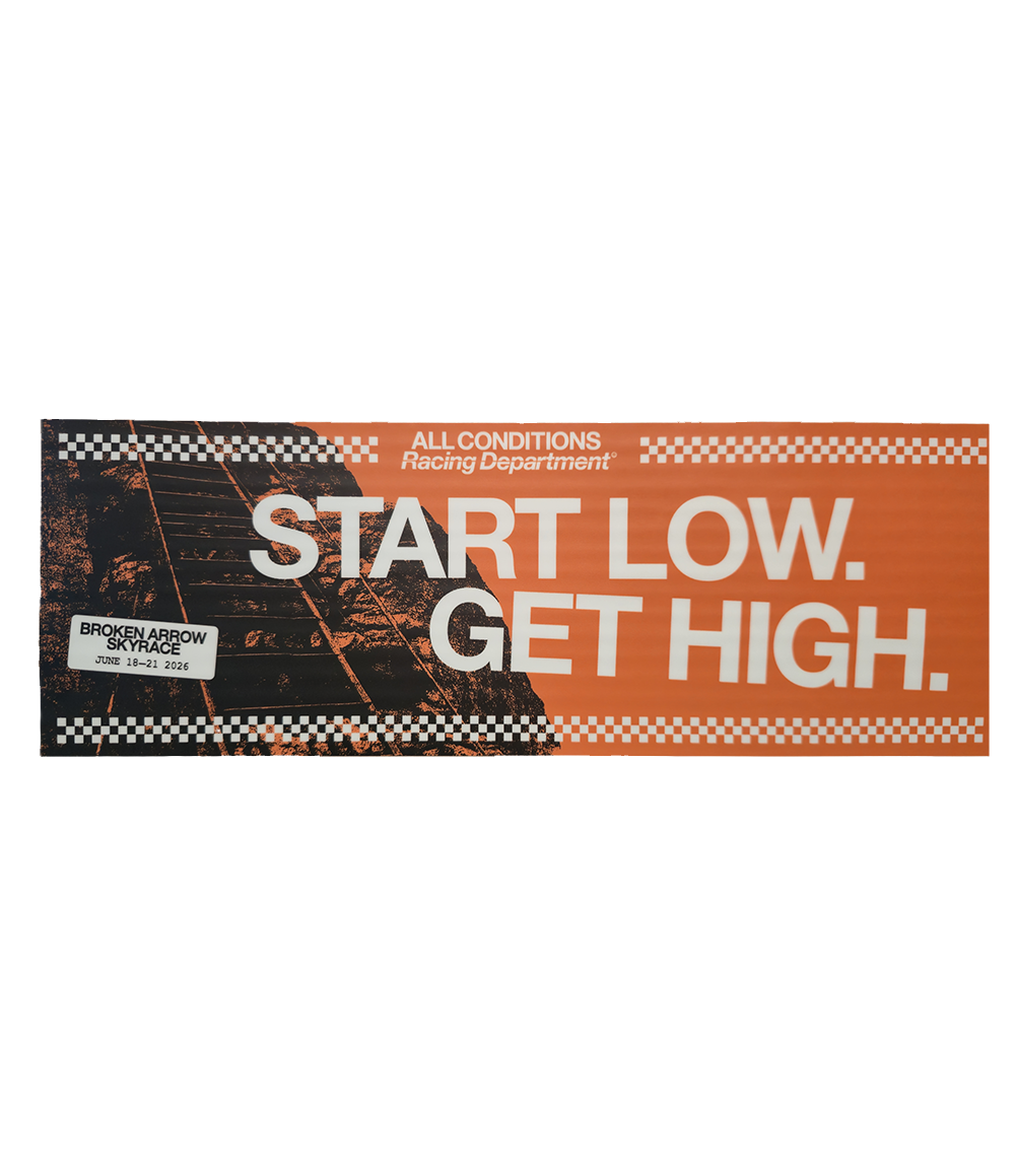 ACG X Broken Arrow Bumper Sticker - Start Low Get High Ladder L
