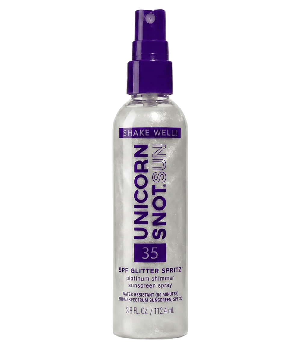 SPF 35 Glitter Spritz Platinum 3.8oz
