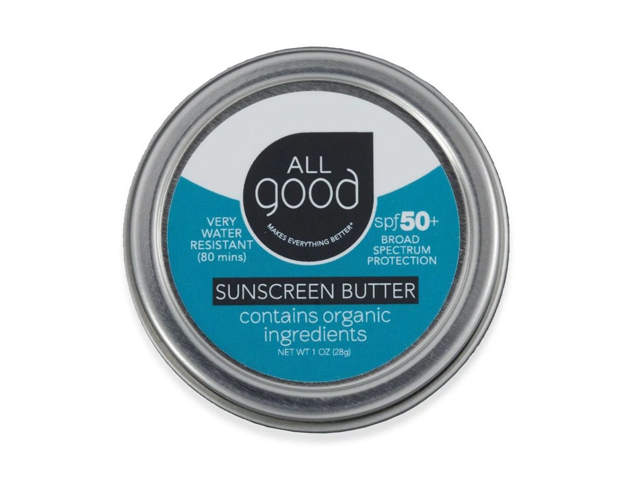 Zinc Sunscreen Butter 1 oz Tin, SPF 50+