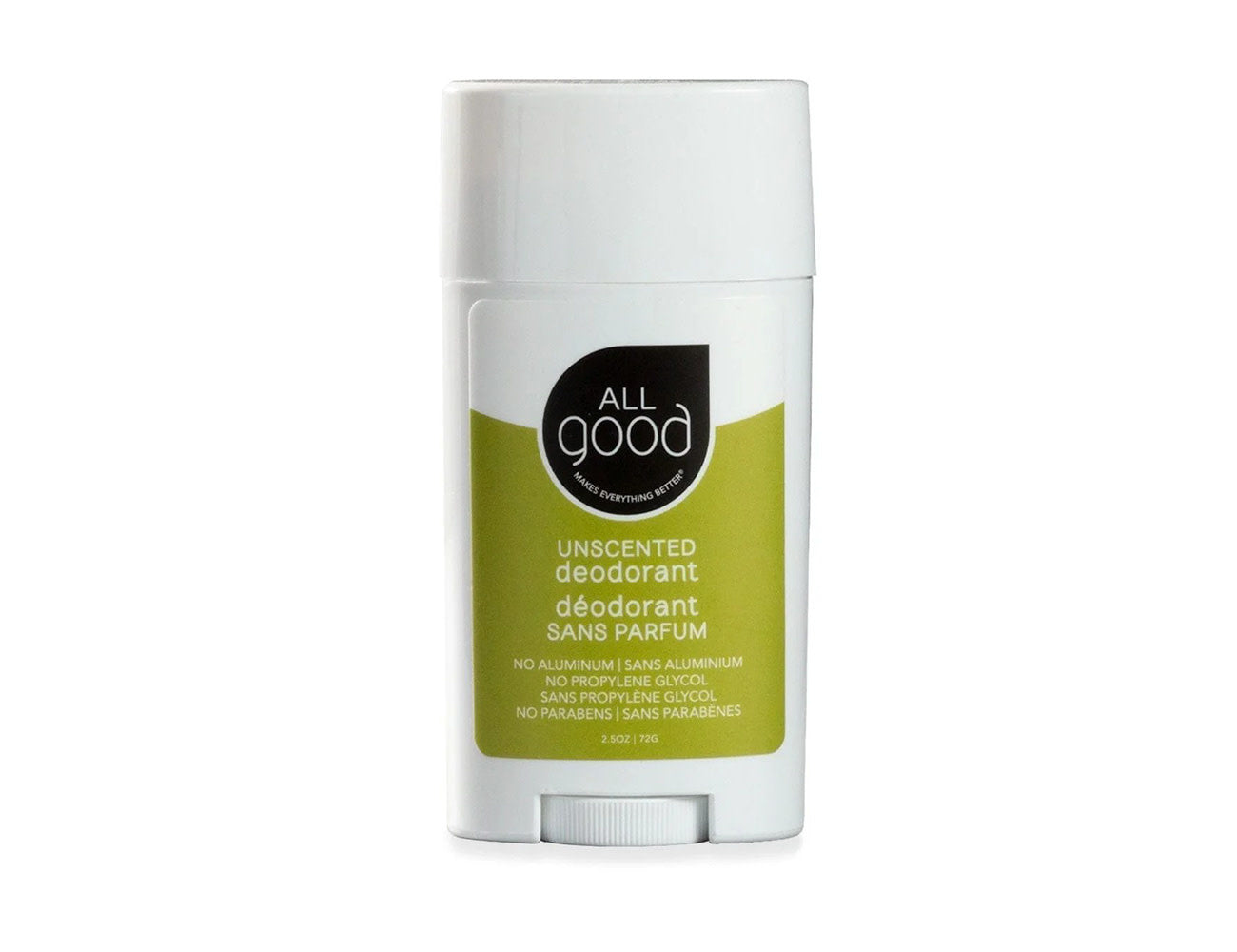 All Good Deodorant, Unscented