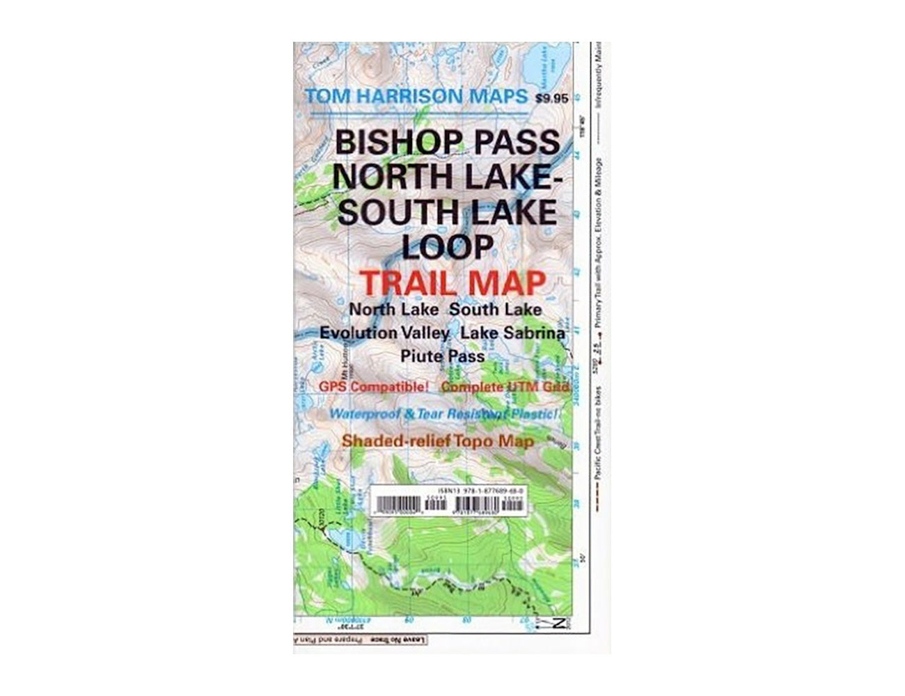 Bishop Pass Map